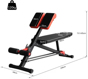 Homcom ŁAWKA TRENINGOWA SKOŚNA stal szlachetna 4250871277100 - Ławki treningowe - miniaturka - grafika 2