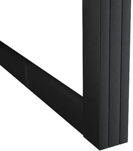 VidaXL Lumarko Drzwi przesuwne, aluminium i szkło ESG, 102,5x205 cm, czarne 288066 VidaXL - Drzwi wewnętrzne - miniaturka - grafika 7