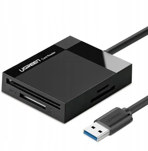 UGREEN Czytnik Czytnik kart USB 3.0 Czytnik kart 4 w 1 do czytnika kart SD CF TF MS z równoległym dostępem do 4 gniazd Adapter czytnika USB do kart SD CF Micro SD SDHC SDXC Micro SDH 30333 - Czytniki kart pamięci - miniaturka - grafika 3