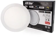 Lampy pozostałe - Led line Panel Easy Fix AURA smart okrągły 18W 60-185mm 1200-1400lm biała ciepła 470652 - miniaturka - grafika 1
