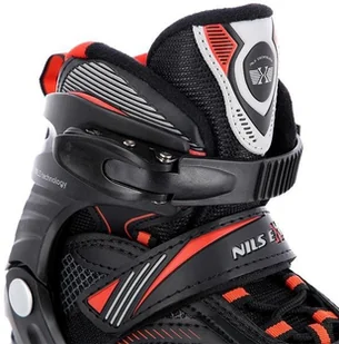 Nils Extreme NA9080 CZARNO/CZERWONE ROZM M (35-38) ŁYŻWOROLKI EXTREME - Rolki - miniaturka - grafika 18