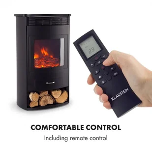 Klarstein Bormio 950/1900W czarny FP9-Bormio - Kominki elektryczne Klarstein Bormio 950/1900W czarny FP9-Bormio - Kominki elektryczne - miniaturka - grafika 6