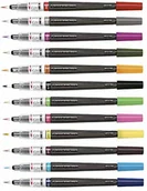 Przybory szkolne - Pentel XGFL-102X pędzelek ze zbiorniczkiem na wodę, czarny XGFL-101X - miniaturka - grafika 1