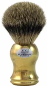 Pędzle do golenia - Hans Baier Exclusive włosia borsuczego Srebrny szpiczasty pędzel do golenia złoty - miniaturka - grafika 1