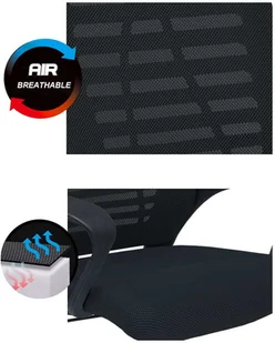 Fotel biurowy, krzesło biurowe MarkAdler Fotel biurowy MarkAdler Manager 2.0 Black MA-Manager 2.0 Black - Fotele i krzesła biurowe - miniaturka - grafika 8