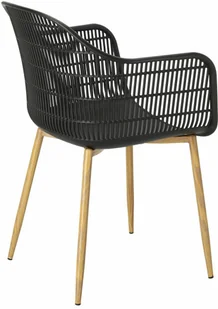 Simplet Krzesło Becker czarne/naturalne - Krzesła - miniaturka - grafika 7