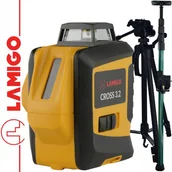 Sprzęt geodezyjny - LAMIGO Laser liniowy Cross 3.2 Statyw aluminiowy 1,4m + Tyczka rozporowa 3,2m - miniaturka - grafika 1
