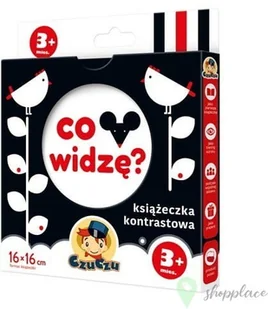 CZUCZU książeczka kontrastowa co widzę 6m + - Zabawki interaktywne dla dzieci - miniaturka - grafika 4
