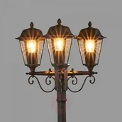 Pozostałe oświetlenie - Lampenwelt Elegancka lampa uliczna LAMINA, 3-pkt - miniaturka - grafika 1