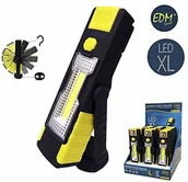 Latarki - EDM eDM LED czarna/żółta, UNICO 36381 - miniaturka - grafika 1