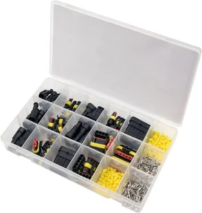 Yato ZESTAW ZŁĄCZY ELEKTRYCZNYCH HERMETYCZNYCH 424 SZT YT-06869 - Kostki, złączki, wtyczki - miniaturka - grafika 2