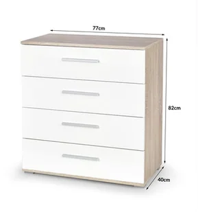 Halmar Komoda Lima KM-3 V-PL-LIMA-KM3-BIAY/SONOMA - Komody - miniaturka - grafika 5