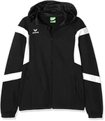 Piłka nożna - Erima kurtka Classic Team Training z kapturem dla dzieci, czarny 107668_schwarz/weiß_152 - miniaturka - grafika 1