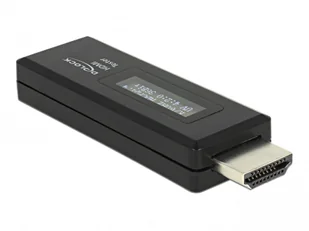 Delock HDMI tester for EDID information with OLED Display Meter Black - Akcesoria do monitorów - miniaturka - grafika 3