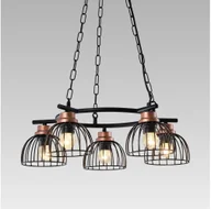 Lampy sufitowe - Prezent 75466 - Żyrandol na łańcuchu BASKET 5xE27/60W/230V - miniaturka - grafika 1