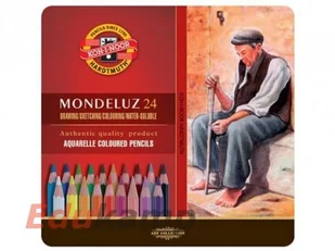 Koh-I-Noor Kredki Mondeluz 24 kolory - Kredki, ołówki, pastele i pisaki - miniaturka - grafika 2