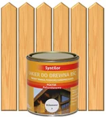 Lakiery do drewna - Lakier zewnętrzny do drewna BSC 0.25 l Bezbarwny SYNTILOR - miniaturka - grafika 1