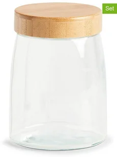 Zeller Pojemniki (2 szt.) w kolorze jasnobrązowym - wys. 16,5 x 12,5 cm - Pojemniki kuchenne Zeller Pojemniki (2 szt.) w kolorze jasnobrązowym - wys. 16,5 x 12,5 cm - Pojemniki kuchenne - miniaturka - grafika 1