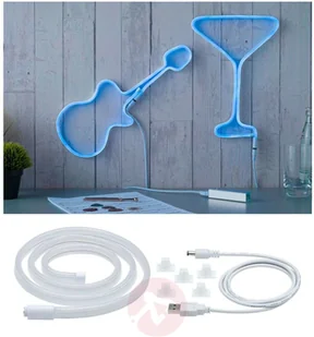 Paulmann Paulmann taśma LED Neon Colorflex USB 1m niebieska - Taśmy LED - miniaturka - grafika 2
