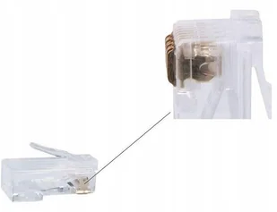 Gembird Wtyk sieciowy 8P8C dla kabli sieciowych (drut) LC-8P8C-002/10 - Kostki, złączki, wtyczki - miniaturka - grafika 3
