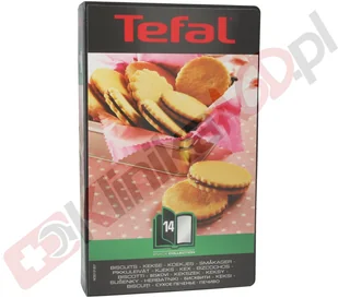 Tefal zestaw xa801412 Snack Collection biscuit, akcesoria do gofrownica XA801412 - Akcesoria i części do robotów kuchennych - miniaturka - grafika 2