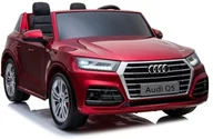 Pojazdy elektryczne dla dzieci - LEANToys   Pojazd na Akumulator Nowe Audi Q5 2-osobowe Czerwone Lakierowane - miniaturka - grafika 1