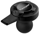 Uchwyty samochodowe do telefonów - Rokform Uchwyt na telefon univerzální kulový adaptér RF337101) Czarny - miniaturka - grafika 1