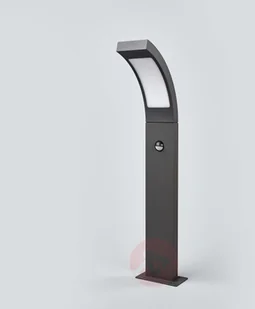 LAMPENWELT.COM Juvia, słupek ogrodowy LED z czujnikiem ruchu - Lampy ogrodowe - miniaturka - grafika 4