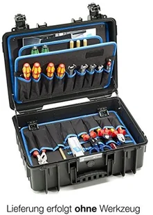 B&W JET 5000 Czarny, Niebieski Polipropylen (PP), Walizka 4031541703934 - Skrzynki i torby narzędziowe - miniaturka - grafika 2