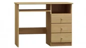 Biurka - Meble Magnat Biurko sosnowe ERNEST głębokość 48cm - miniaturka - grafika 1