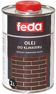 FEDA Olej do impregnacji klinkieru 1l - Grunty do ścian - miniaturka - grafika 2