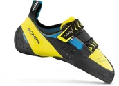 Sprzęt wspinaczkowy - Scarpa Vapor V But wspinaczkowy Mężczyźni, ocean/yellow EU 39,5 2020 Buty wspinaczkowe na rzepy 70040-M-39,5-ocean/yellow - miniaturka - grafika 1