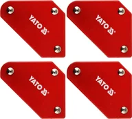 Akcesoria spawalnicze - YATO ZESTAW SPAWALNICZYCH KĄTOWNIKÓW MAGNETYCZNYCH MINI 4 SZT - miniaturka - grafika 1