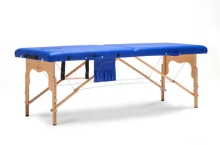 Bodyfit Stół łózko do masażu 2 segmentowe niebieskie XXL 579 Łóżko XXL - Stoły i łóżka do masażu - miniaturka - grafika 4