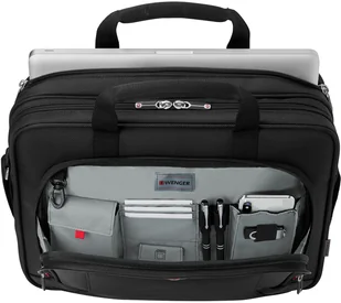 Wenger 600649 PROSPECTUS 16" torba na laptopa z kieszenią na iPada, tablet, eReader, czarna, 15 l - Etui do tabletów - miniaturka - grafika 8