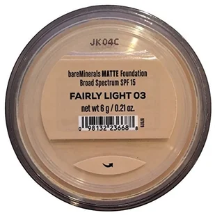 bareMinerals Matte Foundation SPF 15 - podkład do twarzy Fairly Light 03 - Podkłady do twarzy - miniaturka - grafika 9