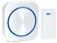 Dzwonki i gongi - Solight bezprzewodowy dzwonek bezbateryjny do drzwi do gniazda 150 m biały learning code # Teraz raty 10x0% tylko do 2019 12 14! - miniaturka - grafika 1