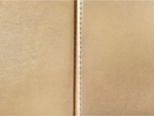 Beliani Łóżko wodne LED skórzane 140 x 200 cm złote PARIS - Łóżka - miniaturka - grafika 8