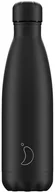 Butelki termiczne - Chilly's Chillys Chillys Produkty Butelka termiczna Chillys seria Monochrome All Black 500 ml - miniaturka - grafika 1