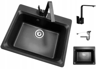 Laveo 6 kolorów Zlewozmywak Granitowy Duża Komora 20 cm - Zlewozmywaki - miniaturka - grafika 25