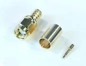 Złącza, przejściówki, adaptery - brak danych Złącze SMA/m zaciskane na H15 - miniaturka - grafika 1