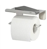 Wieszaki łazienkowe - Tiger Colar Uchwyt na papier toaletowy z półką chrom 13142.3.03.46 - miniaturka - grafika 1