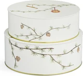 Pudła i pojemniki do przechowywania - Kähler Pojemniki do przechowywania Hammershi Christmas 2 szt. 693212 - miniaturka - grafika 1