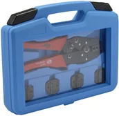 Narzędzia sieciowe - Zaciskarka praska do końcówek kabli zestaw walizka - miniaturka - grafika 1