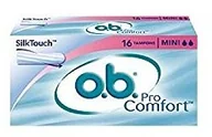 Tampony - o.b. procomfort Mini Silk Touch, 16 sztuki 44574 - miniaturka - grafika 1