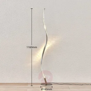 Lindby Lindby Criostal lampa stojąca LED ze zmianą barw - Lampy stojące - miniaturka - grafika 4