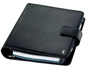 Kalendarze - AVERY Zweckform Chronoplan 50101 terminarz do wielokrotnego napełniania, organizer / terminarz / terminarz z wysokiej jakości skóry bydlęcej (format A5 (220 x 240 mm), z nakładką, segregator, bez kalendarza), kolor c - miniaturka - grafika 1