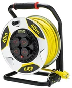 Przedłużacze i rozgałęźniki - HBF Bębnowy Stanley Kabel 40M 16A 4GNIAZDA - miniaturka - grafika 1