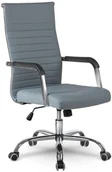 Fotele i krzesła biurowe - SOFOTEL Fotel biurowy SOFOTEL Boston, szary - miniaturka - grafika 1
