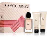 Zestawy perfum damskich - Armani S zestaw upominkowy l woda perfumowana 100 ml + mleczko do ciała 75 ml + żel pod prysznic 75 ml - miniaturka - grafika 1